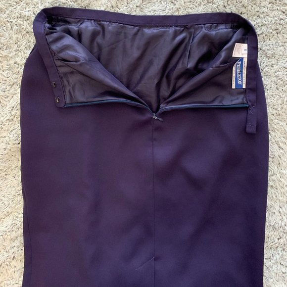 Cute Purple Pendleton Skirt. Size 6. Pendleton of Portland Oregon. Made in USA. - Picture 7 of 15